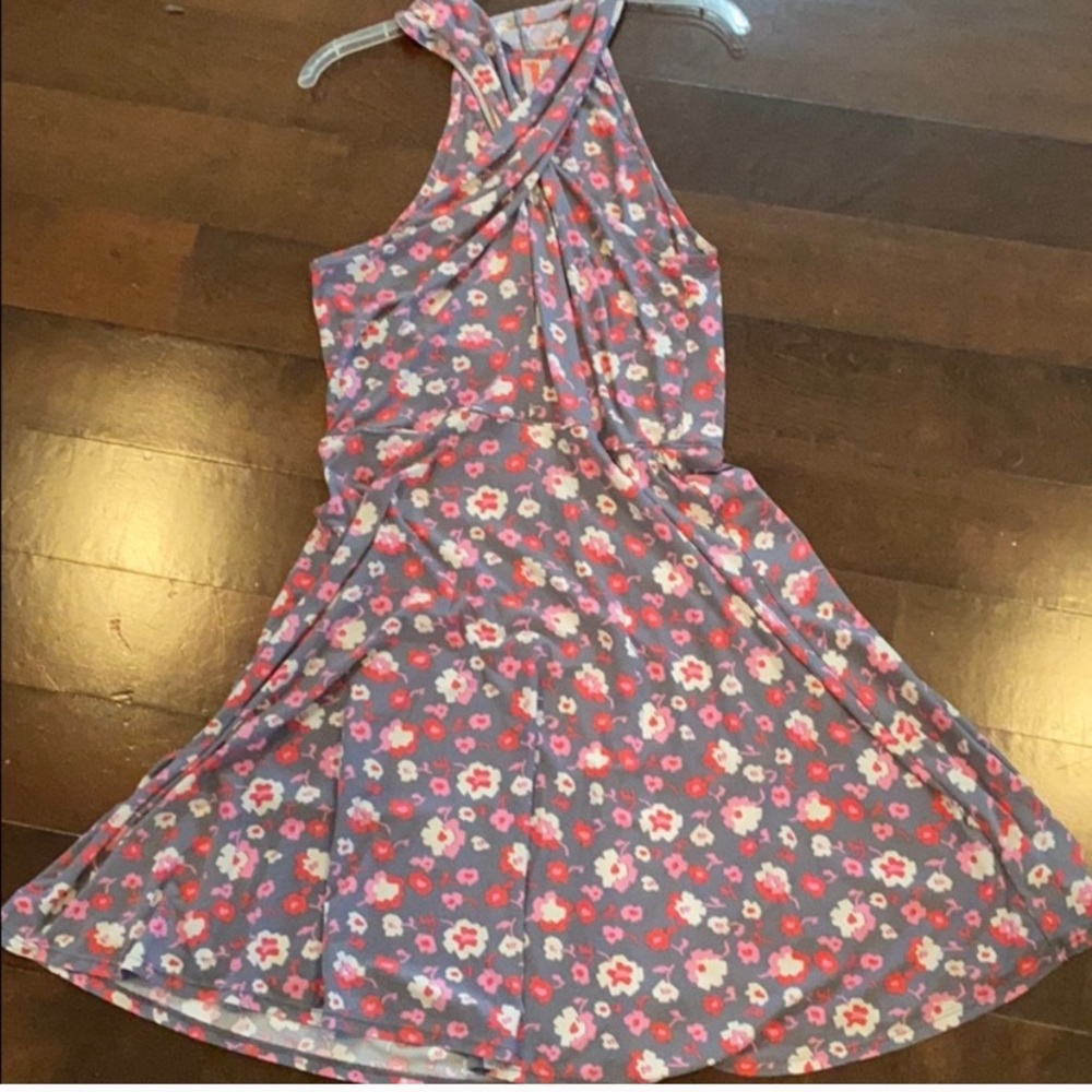 Free People Floral Knit Midi Dress | Size M | Soft & Stretchy